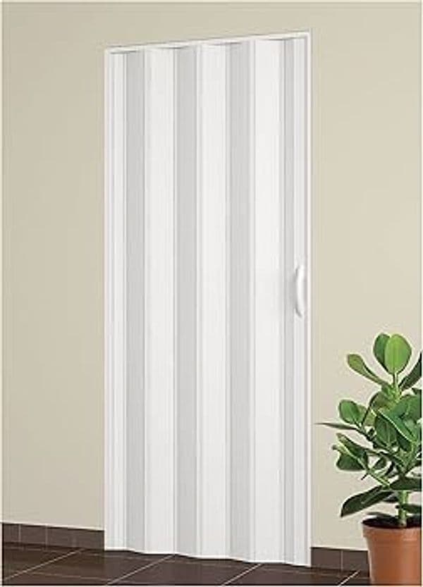 Porta a Soffietto Kasart Rigi Colore Bianco 82 X 210 cm - 3