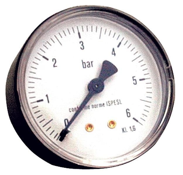 Manometro per Autoclave Attacco Posteriore 5 Pezzi - 3