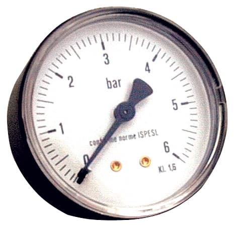 Manometro per Autoclave Attacco Posteriore 5 Pezzi - 3
