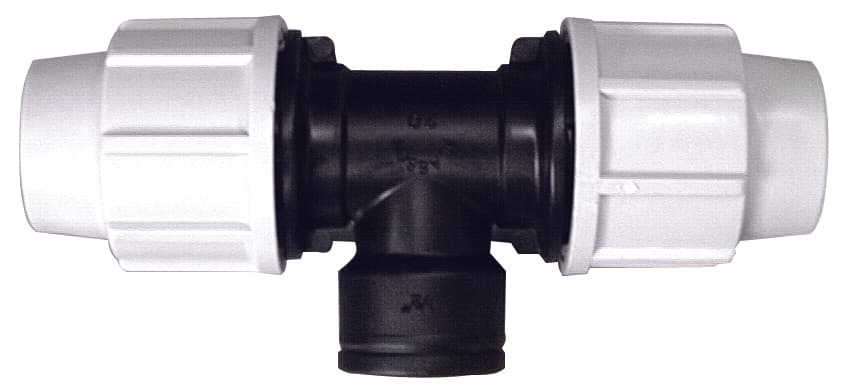 Ti a 90 ° con Derivazione Femmina Art. 7140 Misura 25X¾X25 5 Pezzi Plasson - 2