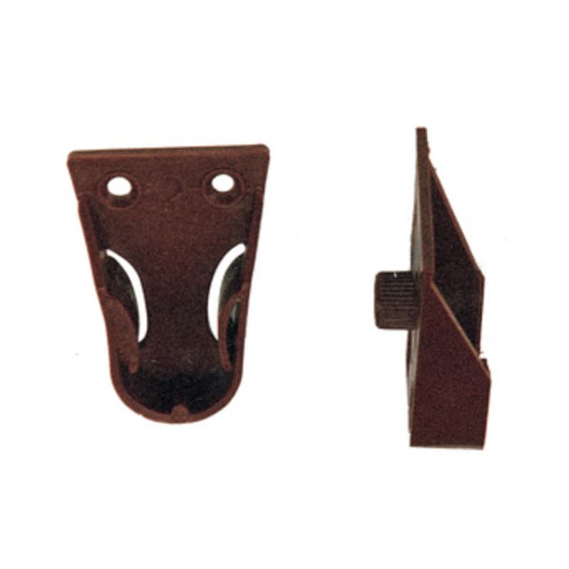 Reggitubo Laterale per Tubo Tondo Marrone Plastica Armadi 250 Pezzi 18 mm - 4