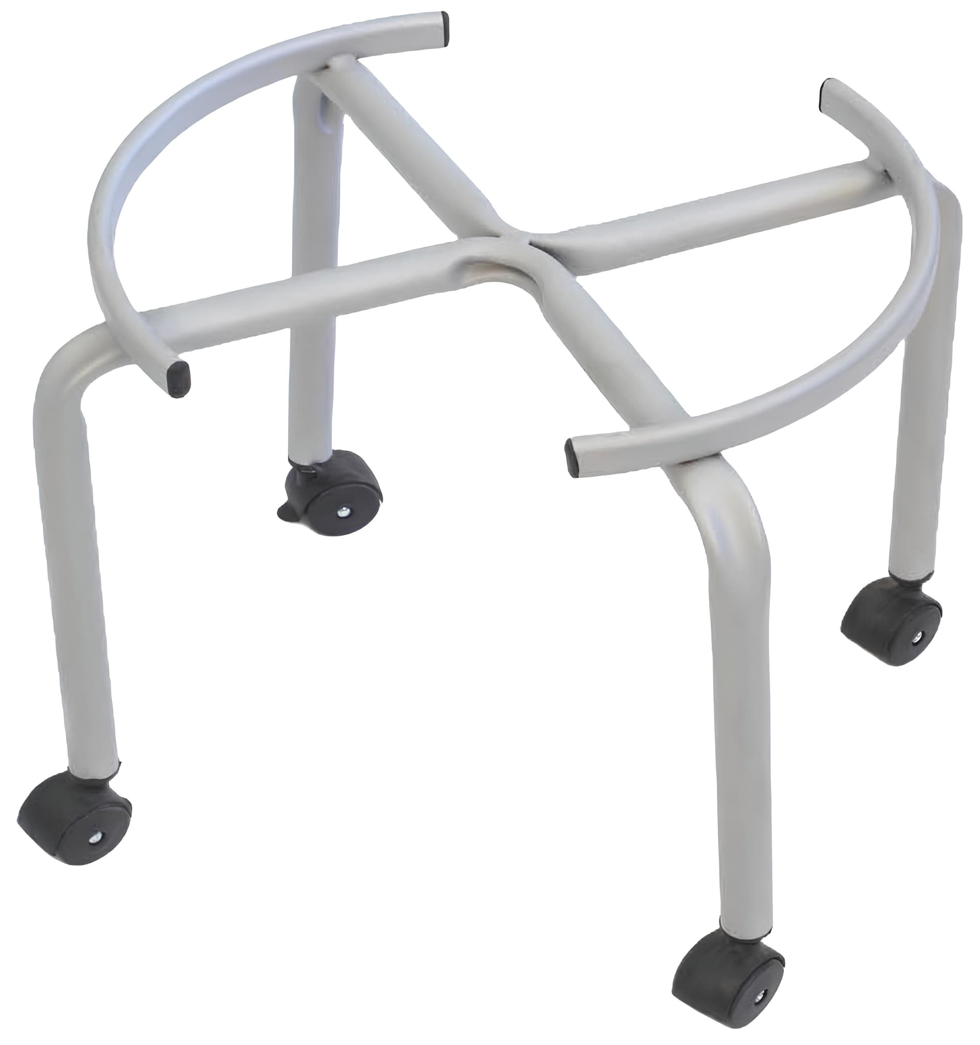 Supporto per Bidone Olio L 50 Alto con Ruote Ø Cm 38 - 3