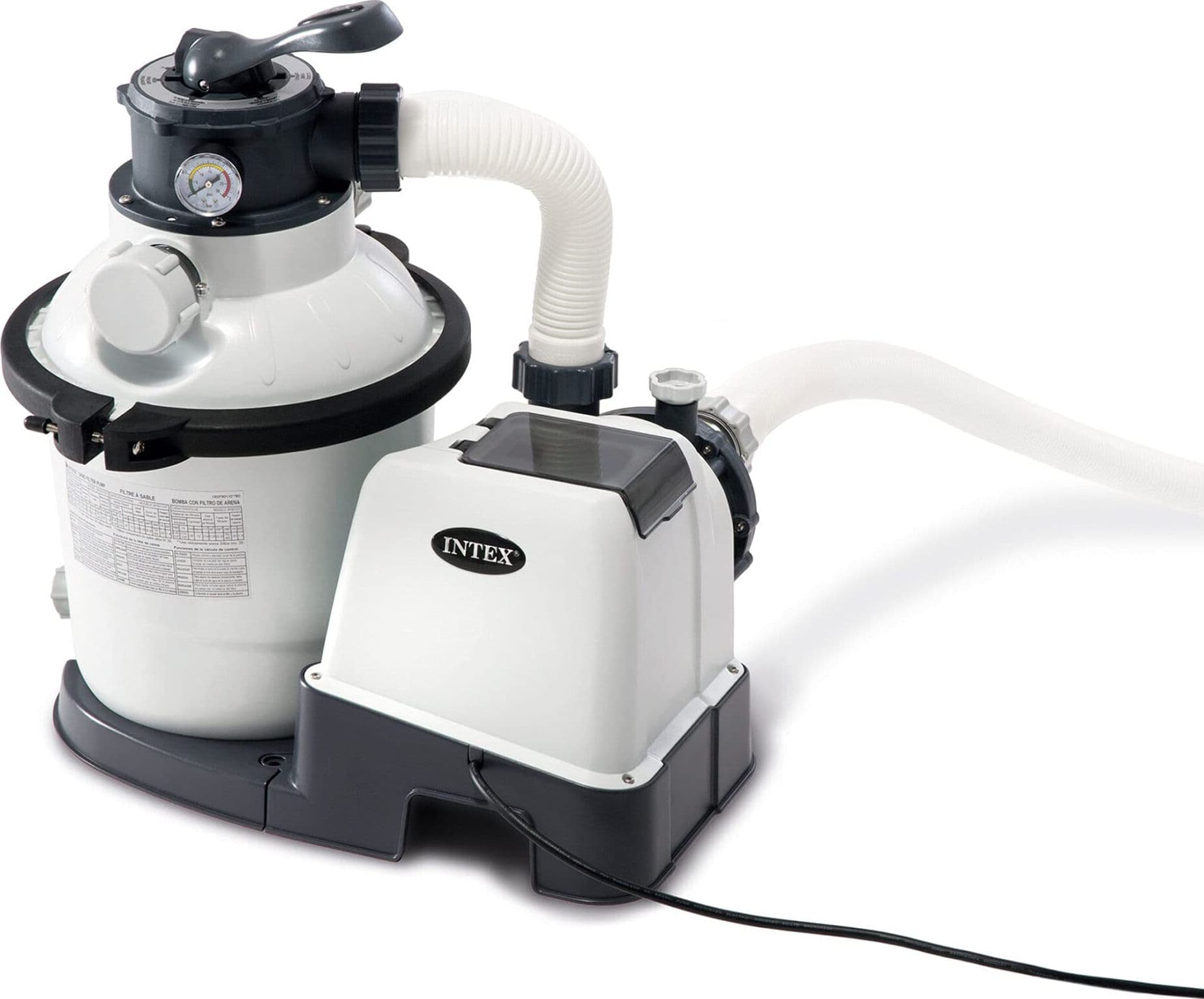 Pompa a Sabbia per Piscina Portata 5 700 L H Intex - 3