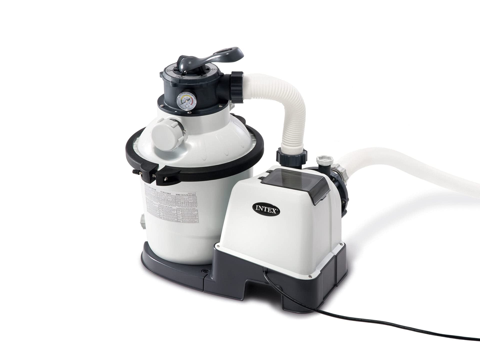 Pompa a Sabbia per Piscina Portata 5 700 L H Intex - 3
