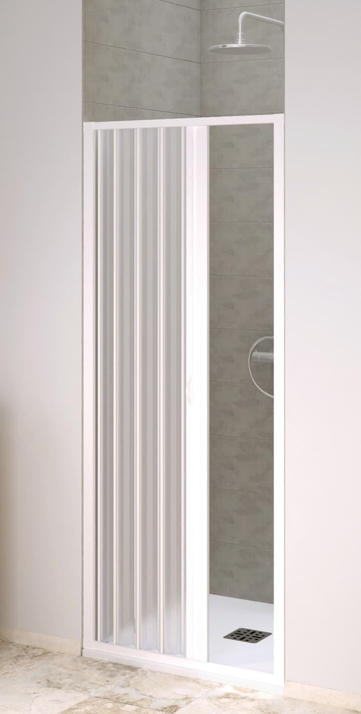 Box Doccia a Soffietto Point Acrilico Cm 90 110 x 185 H - 5
