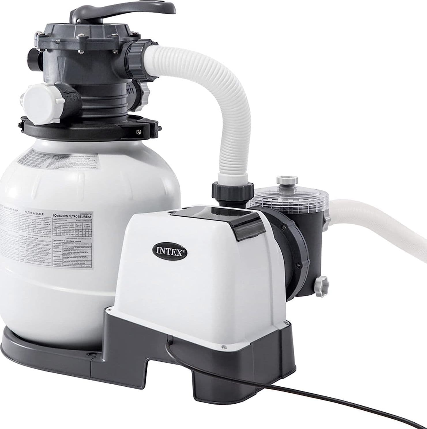 Pompa a Sabbia per Piscina Portata 7 900 L H Intex - 3