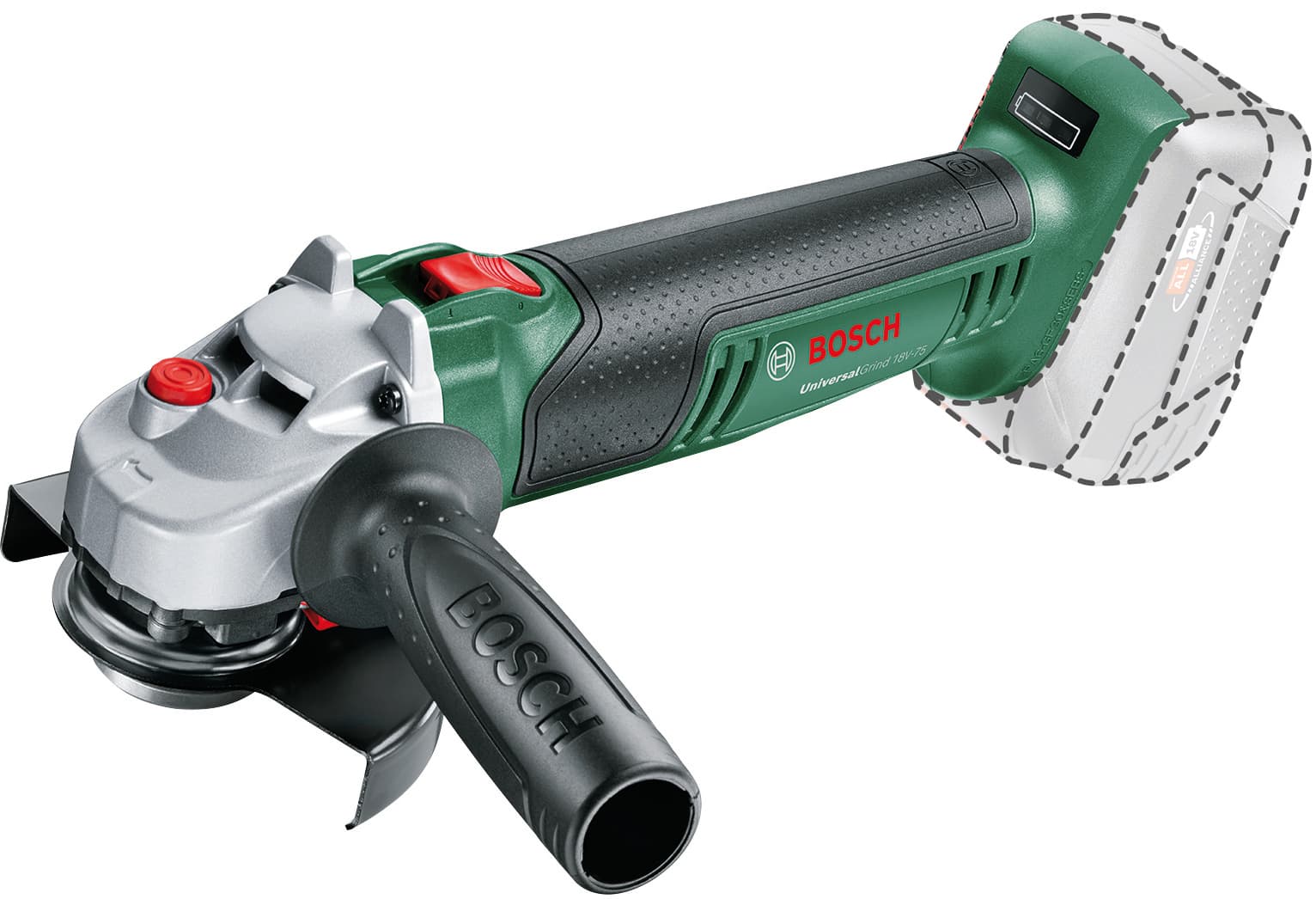 Smerigliatrice Angolare Universalgrind 18 V 75 senza Batteria Bosch - 4