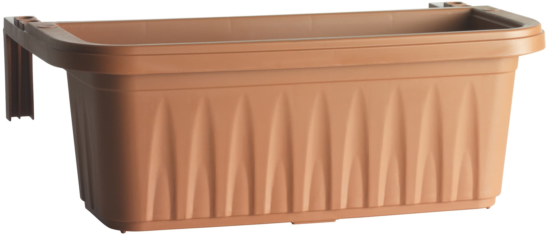 Fioriera Rettangolare Rondine Colore Terracotta Cm 50 x 20X18 5 H Bama - 4