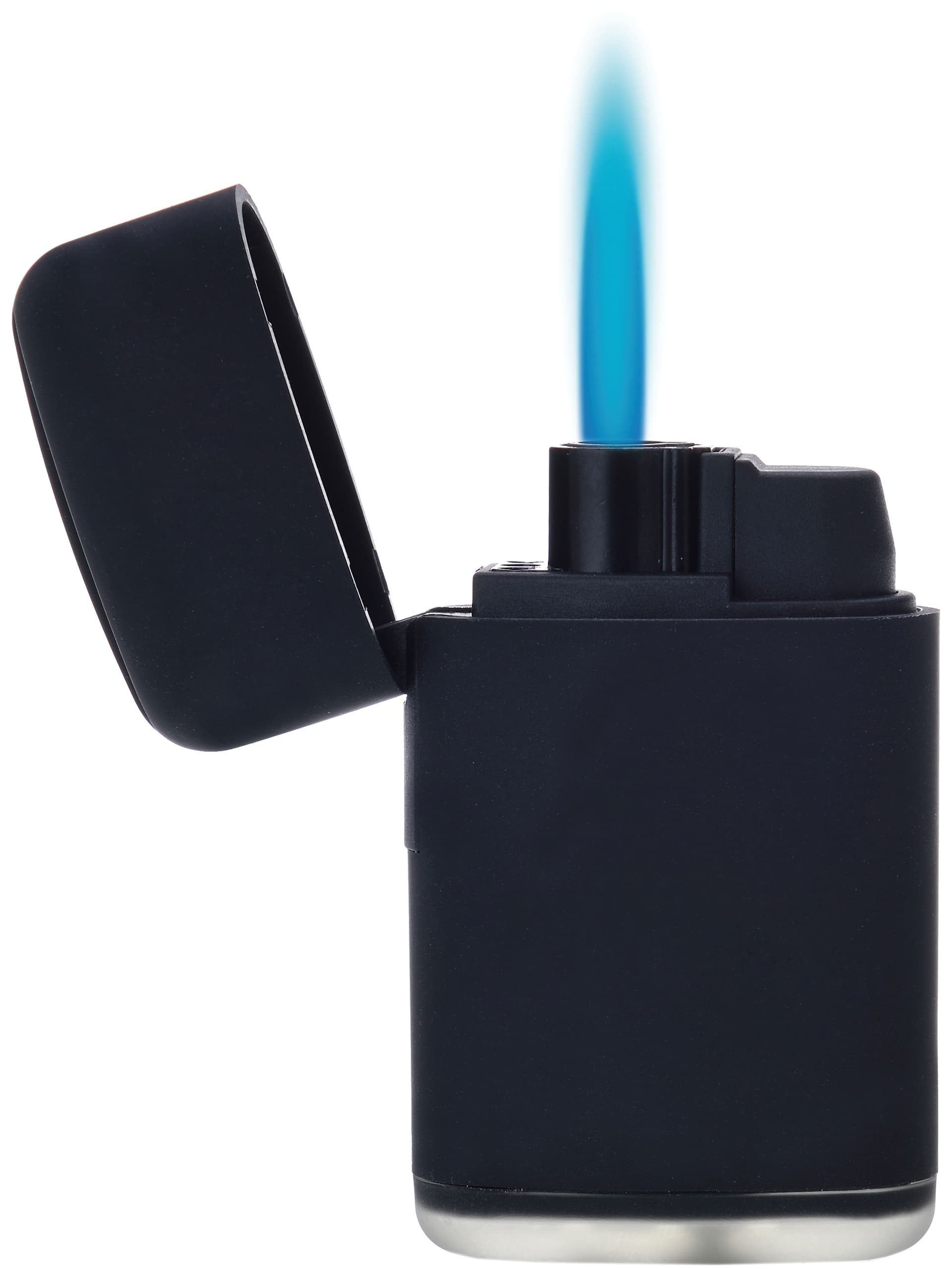 Accendino Fiamma Blu Black Jetflame Colore Nero 20 Pezzi - 4
