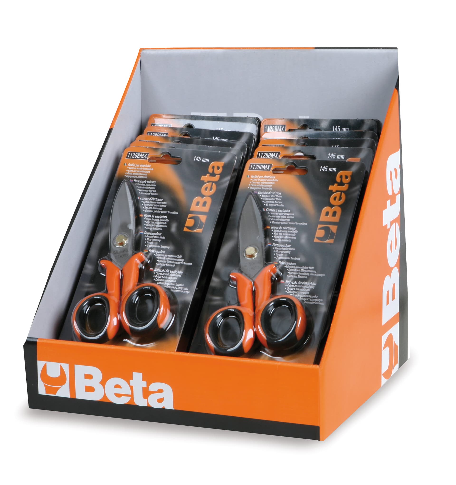 Espositore Forbici per Elettricisti Art. 1128BMX EC15 15 Pezzi Beta - 3