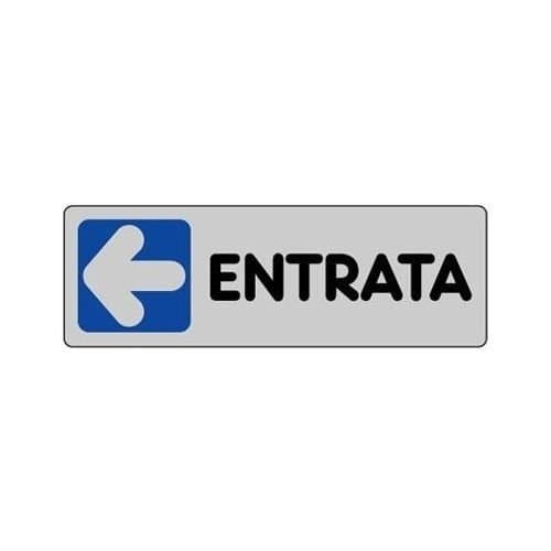Etichetta Segnaletica Entrata a Sinistra 10 Pezzi - 3