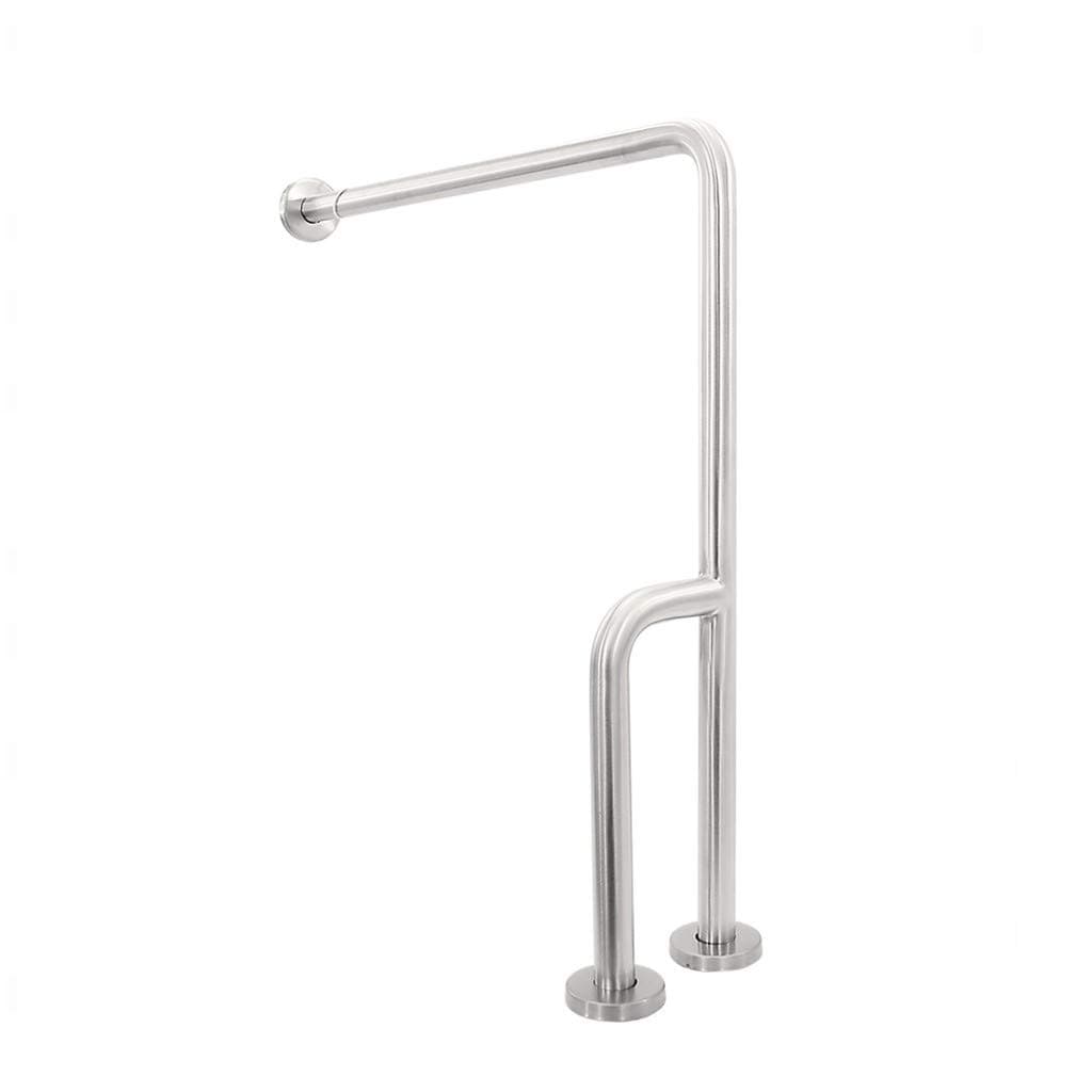 Barra Sostegno Maniglione a Parete Doccia Disabili Inox Satinato Nofer - 3