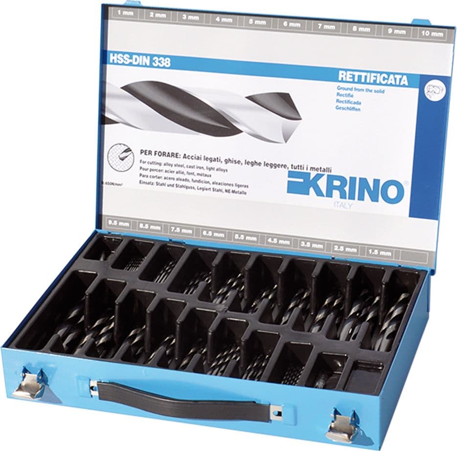 Punte per Krino Metallo Hss Rettificate Standard 150 Pezzi
