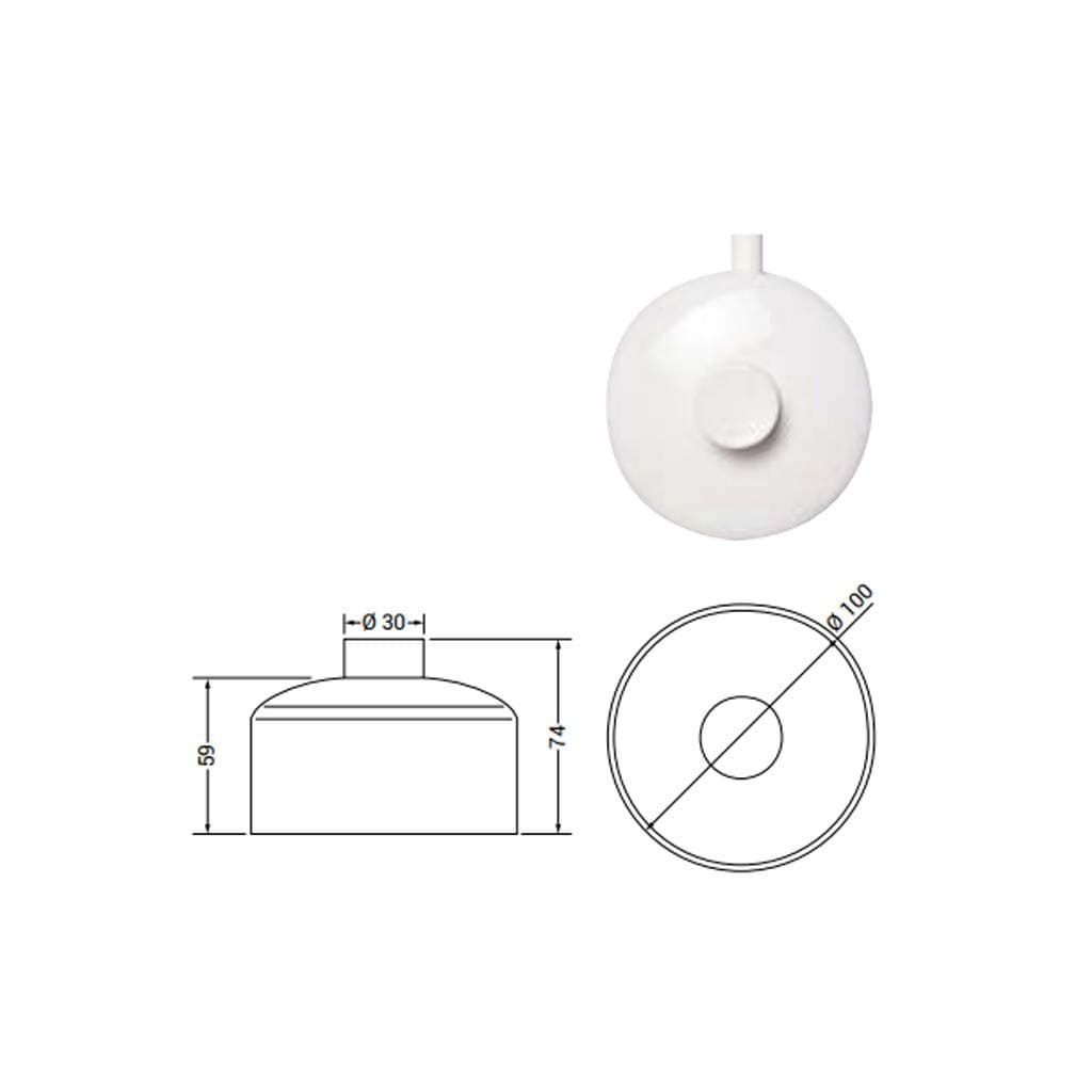 Kit Pulsante Esterno Pneumatico ITS Todini 14 91PE - 3