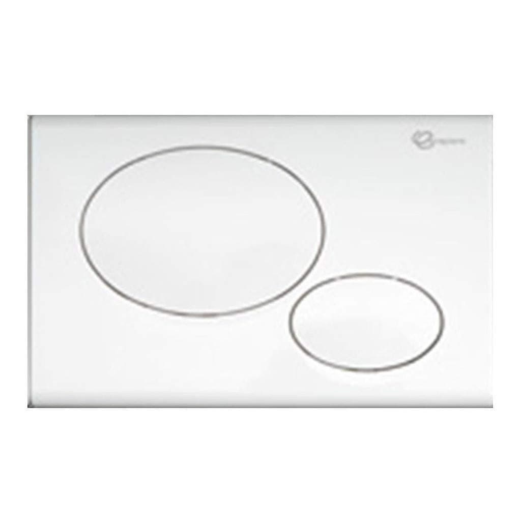 Placca di Comando Bianca Diva Cassetta Scarico Maxima DV020BB Errepierre - 5