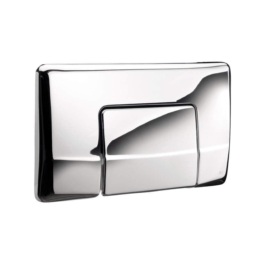 Placca di Comando Diamante Cromata 1 Pulsante 603004 Oli - 3