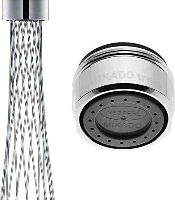 Aeratore Filtro per Rubinetto Risparmio D'Acqua 88% Mikado 24X1 Design - 6