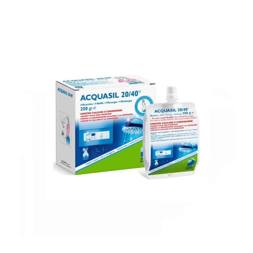 Acquasil 20 40 Ricarica Conf. 4X250 Gr Anticalcare Minidos PC200 - 5