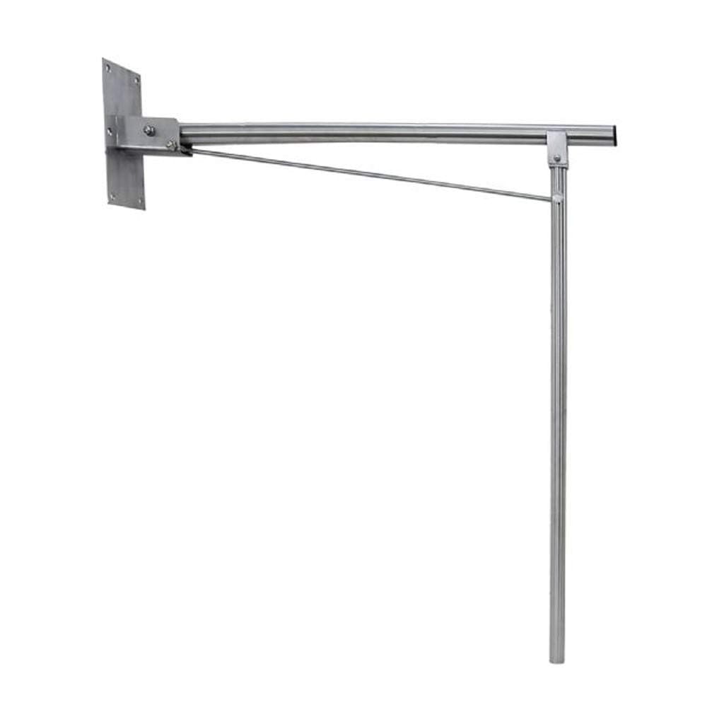 Maniglione Ribaltabile Acciaio Inox Lucido con Appoggio Pavimento Nofer - 3