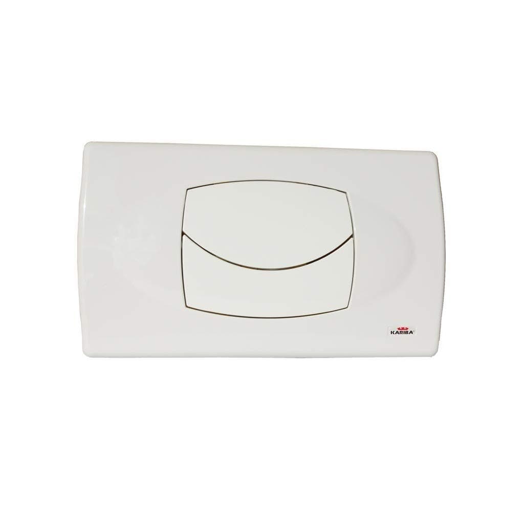 Placca Duo Bianca Due Tasti Serie Biblo 306200 Kariba - 3