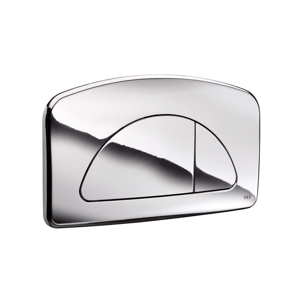Placca Dual Cassetta Incasso Diamante Cromata 627004 Oli - 5