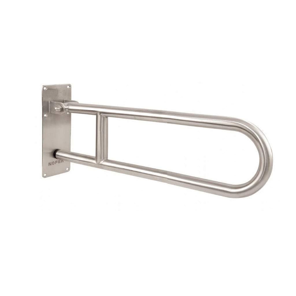 Barra Pieghevole Disabili Maniglione Ribaltabile Acciaio Inox Lucido 80 cm - 3
