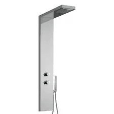 Pannello Inox Colonna Doccia a Cascata Completo Eos Damast - 3
