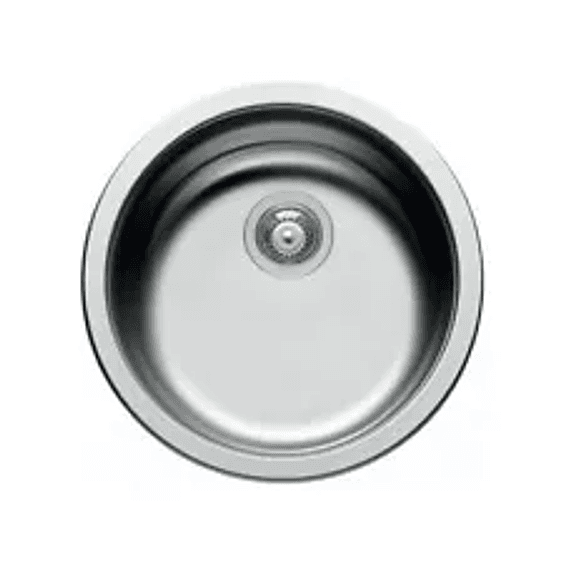 Lavello Cucina Tondo in Acciaio Inox Satinato 1 Vasca Serie Sky Round - 2