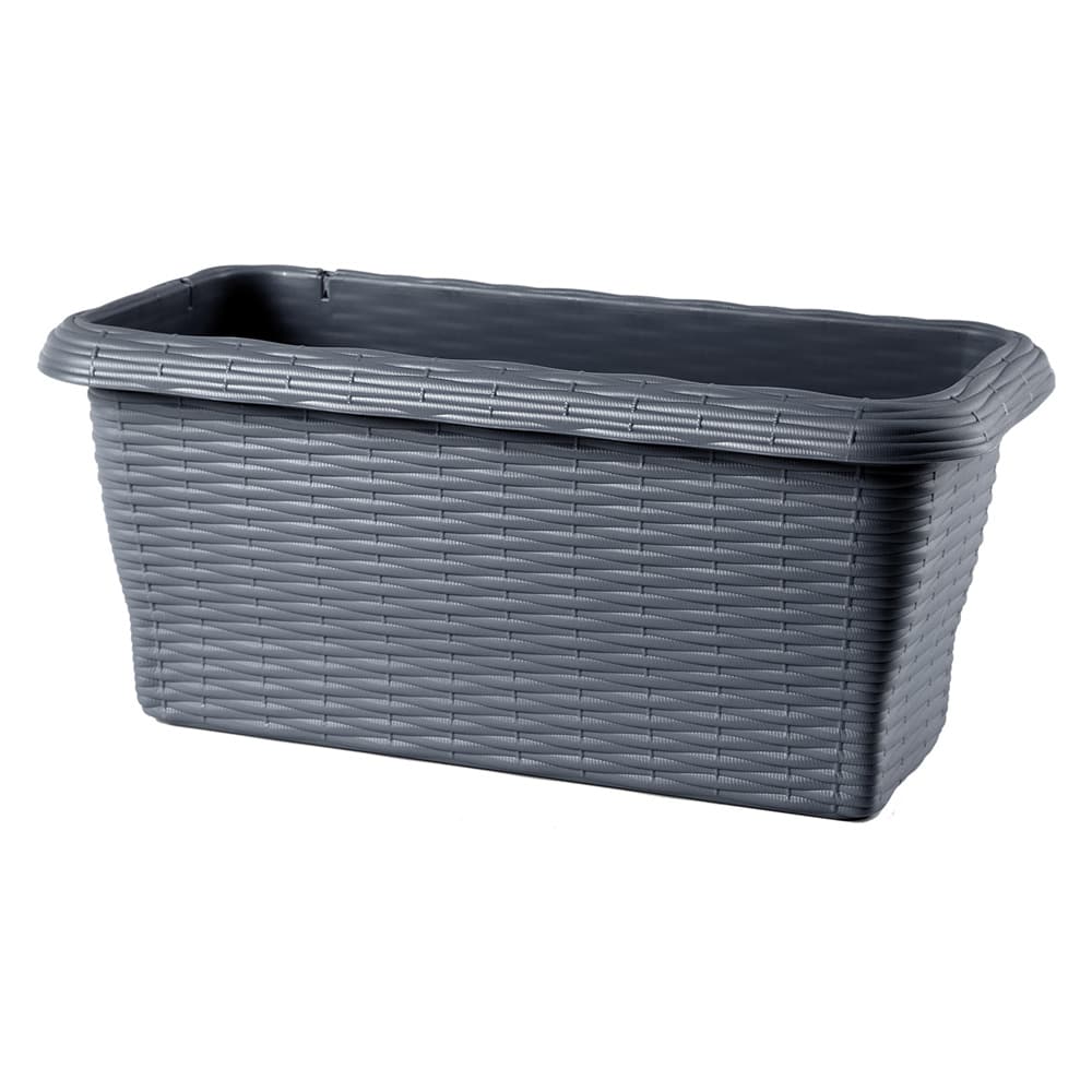 Fioriera Rettangolare Bama Paglia 11,5 lt Panna 60 x 20 x 17,5 cm - 3