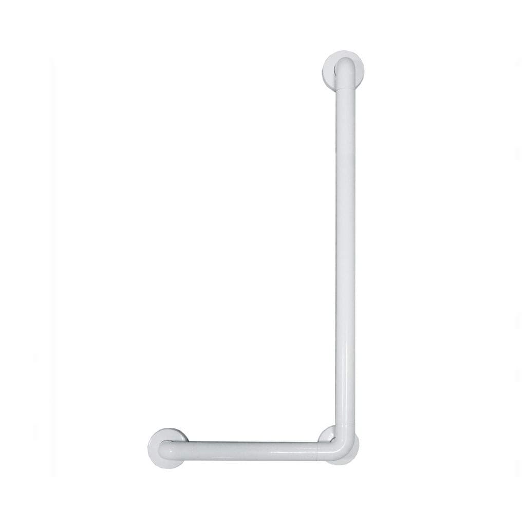 Barra Diagonale Maniglia Doccia Disabili Inox Bianca Nofer 15159.W - 3