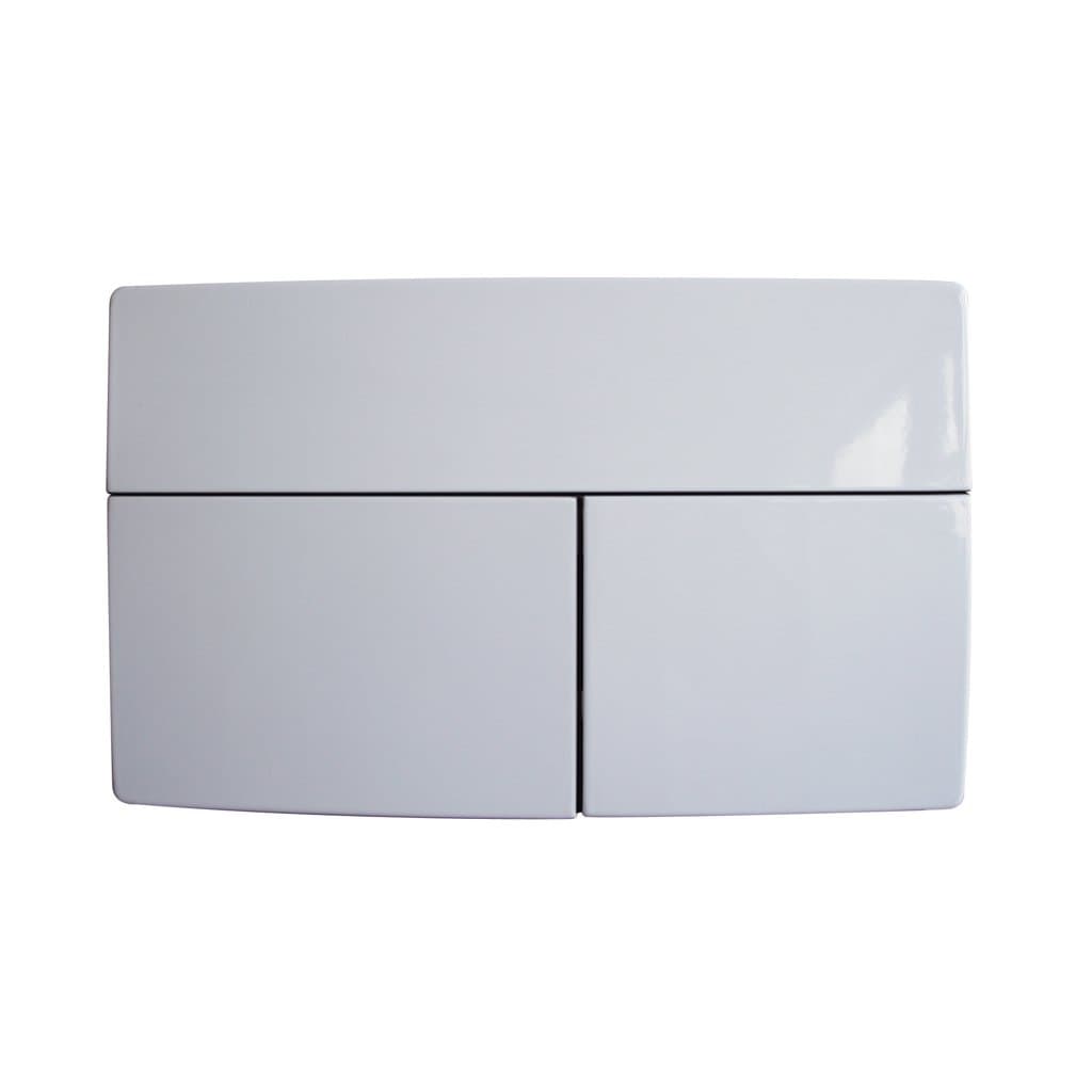 Placca di Comando ITS Todini Dual Line 14 15L Bianco Lucido - 3