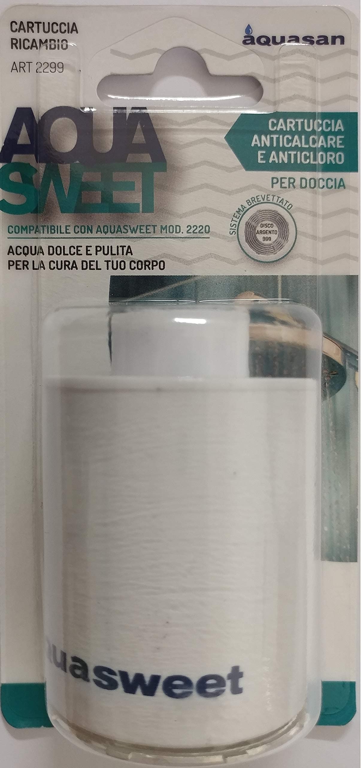 Cartuccia Ricarica per Filtro Depuratore Acqua Anticalcare Aquasweet 2299 S - 3
