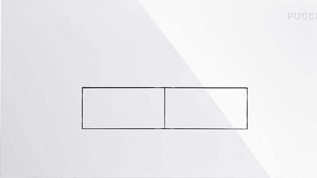 Nuova Placca Cassetta ECO Slim Bianca Sostituisce 80005710 Pucci 80179560 - 9