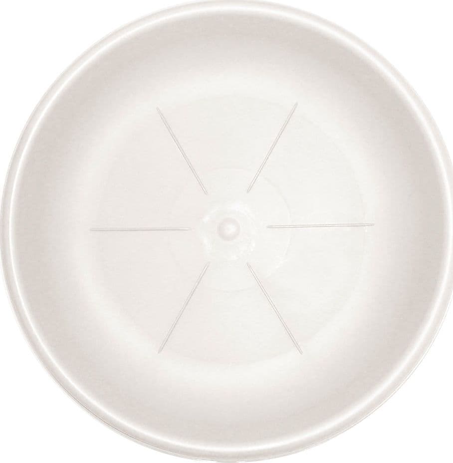 Sottovaso Tondo Cerchio per Vaso Bama Bianco Ø 30 Ø 35