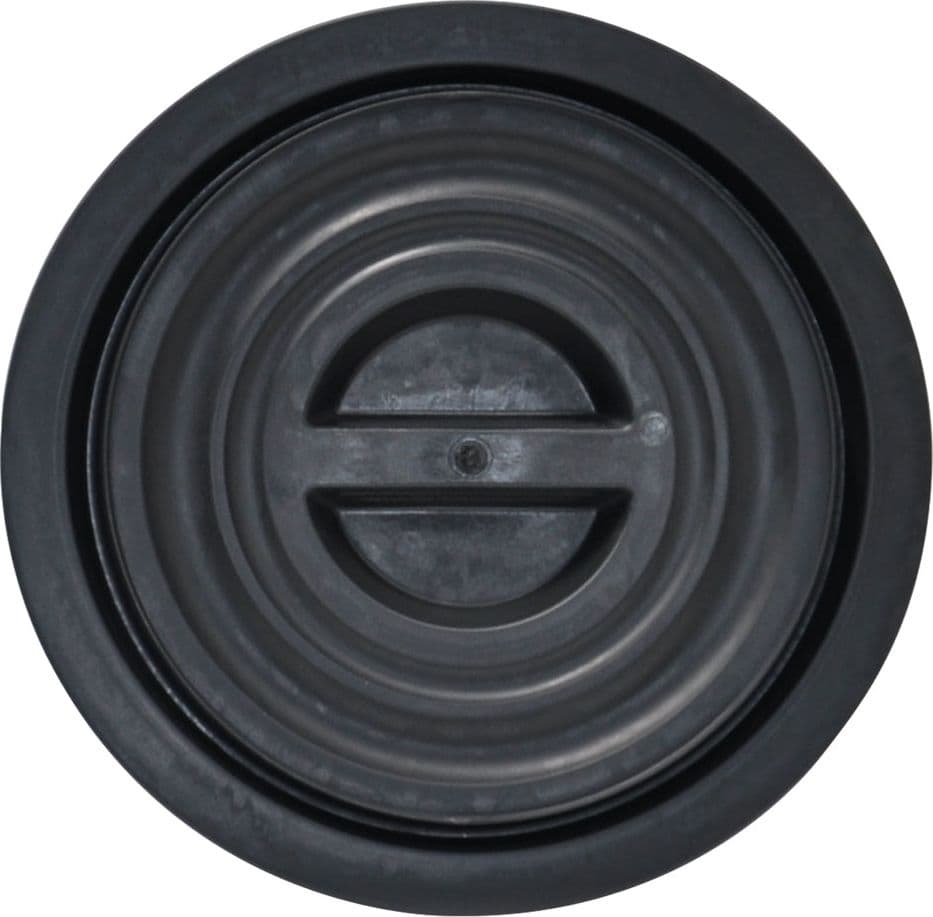 Coperchio per Bidone Immondizia Sovrapponibile Ics Nero in PVC 50 Lt