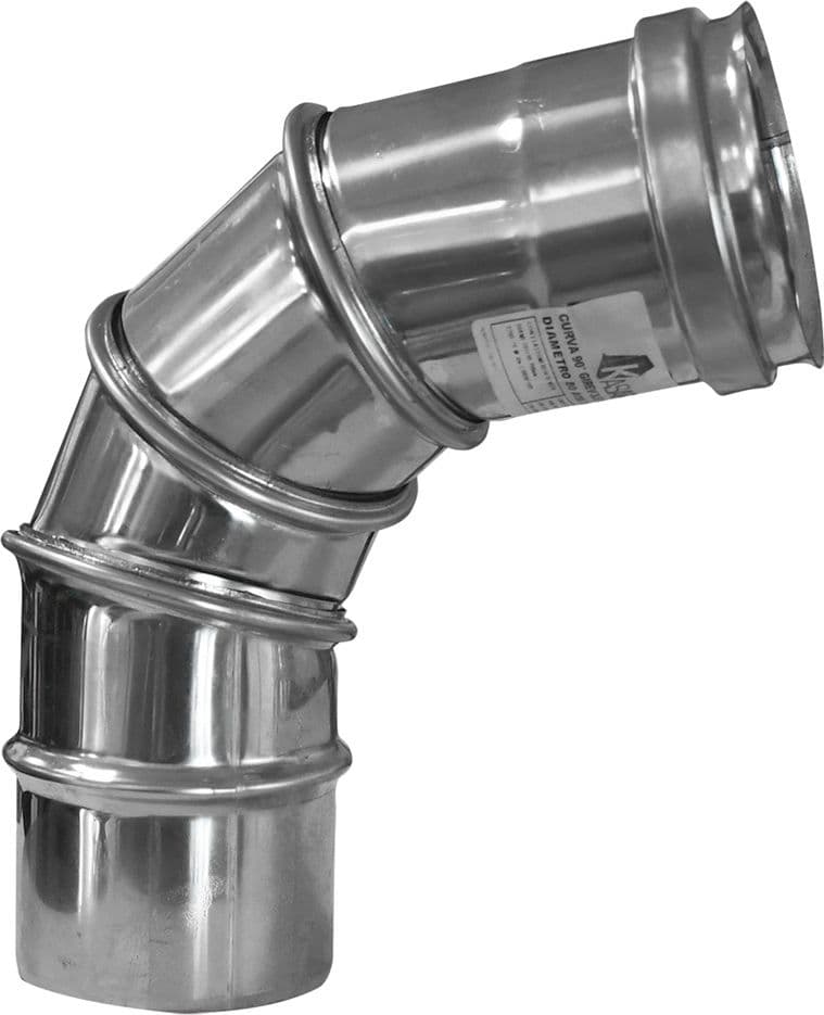 Gomito a 90° Girevole Ee ¸ Kasart in Acciaio Inox 25 cm - 2