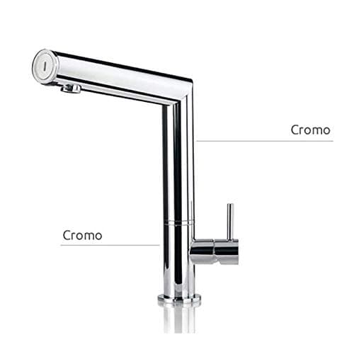 Miscelatore Elettronico da Cucina Cromo Quadro Cod. 86706.7 01 a Pile - 3