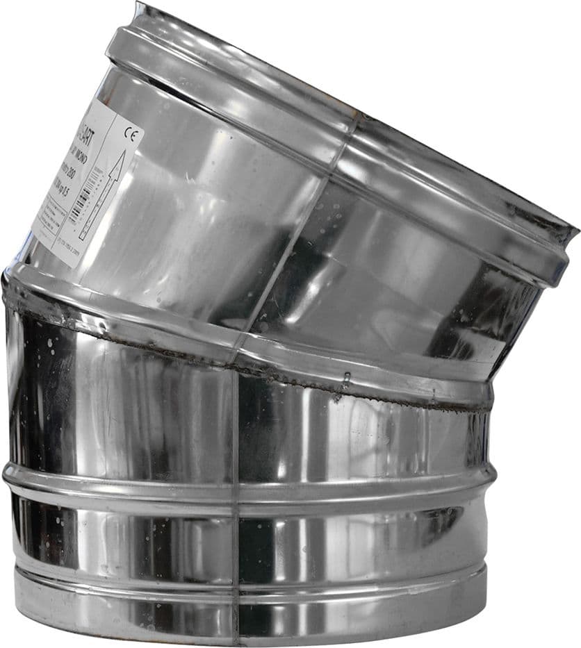 Gomito a 30° Ee ¸ Kasart in Acciaio Inox 8 cm