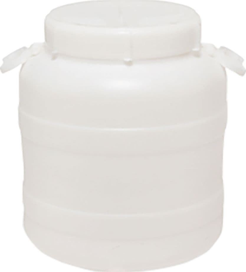Bidone Fusto Bocca Larga Plastica Ecoplast 2 Pezzi 30 Lt
