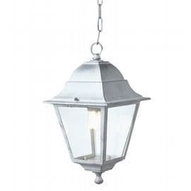 Lanterna a Sospensione con Catena Sovil Old Bianco Argento - 4