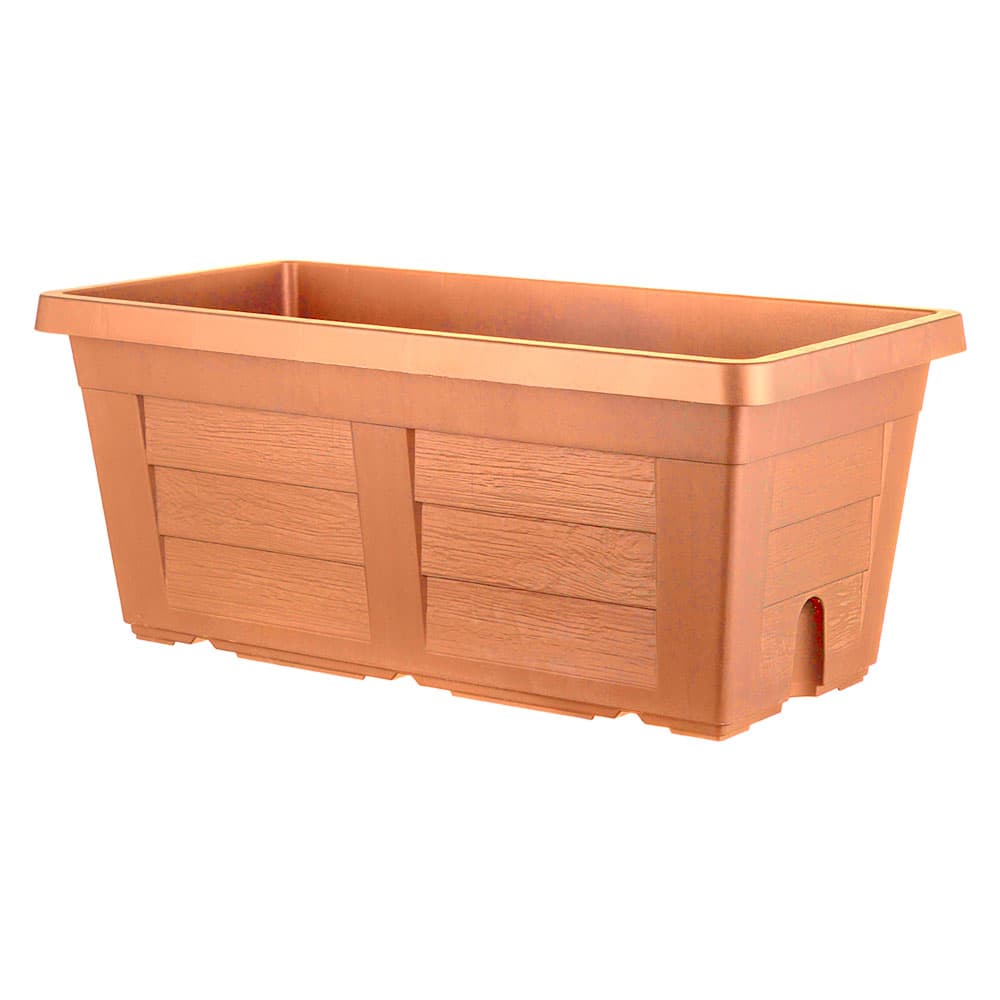 Fioriera Rettangolare Cotto Chiaro (senza Sottovaso) Bama 80 X 40 X 34 cm - 4
