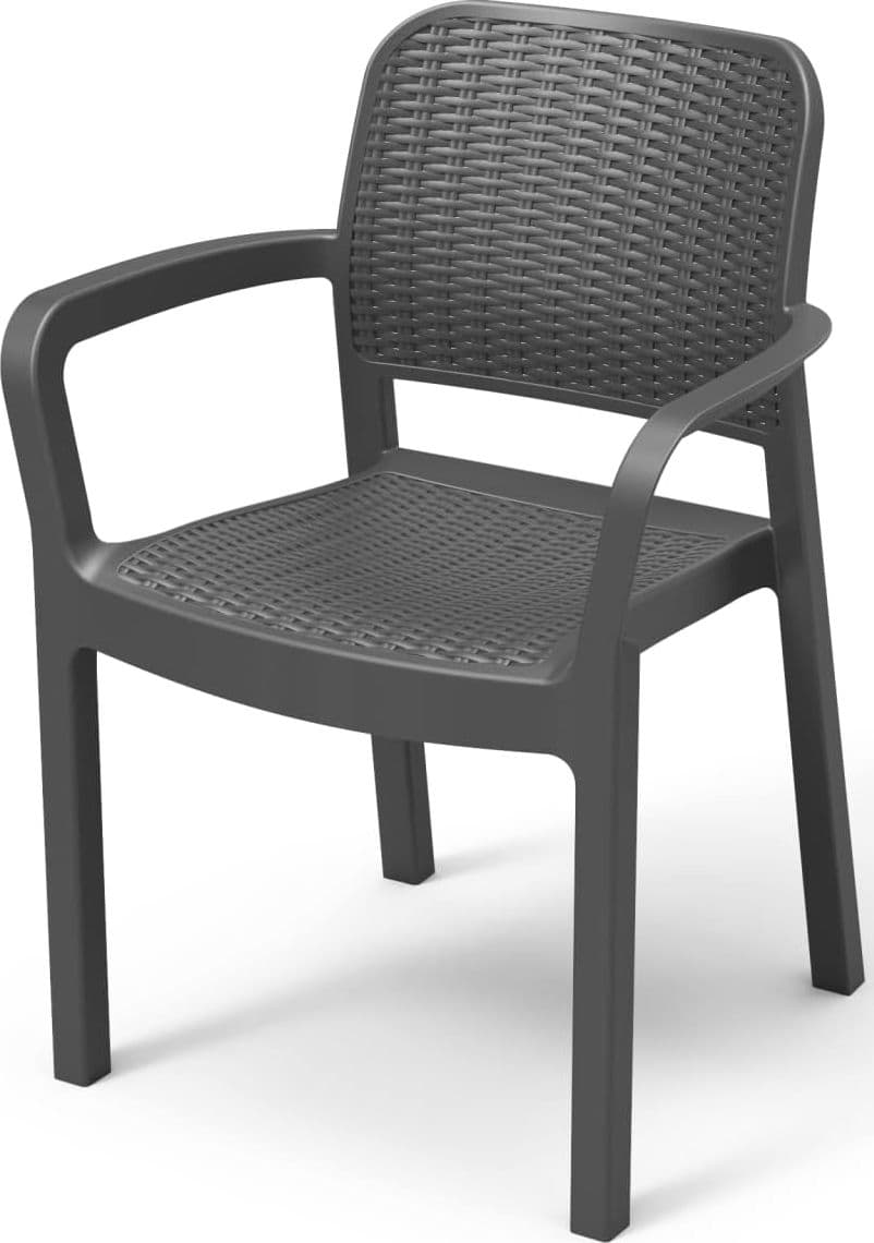 Sedia da Giardino Polipropilene Effetto Rattan - 7