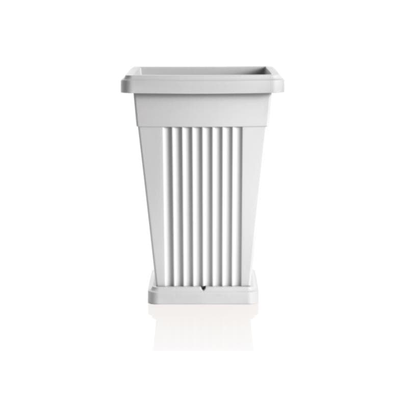 Vaso Bama Piramide 50 lt Bianco 40 x 40 x 59 cm - 3