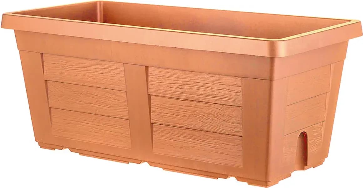 Fioriera Rettangolare Cotto Chiaro (senza Sottovaso) Bama 100 X 44 X 40 cm