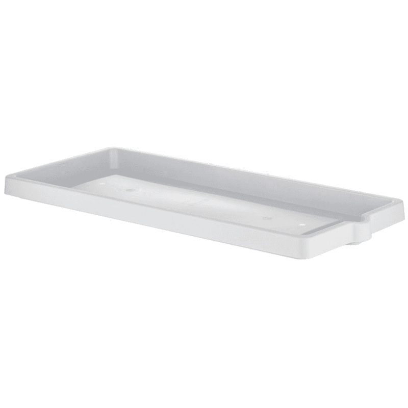 Sottovaso per Fioriera Rettangolare Ghiaccio Bama 75 x 33,5 x 4,5 cm - 3