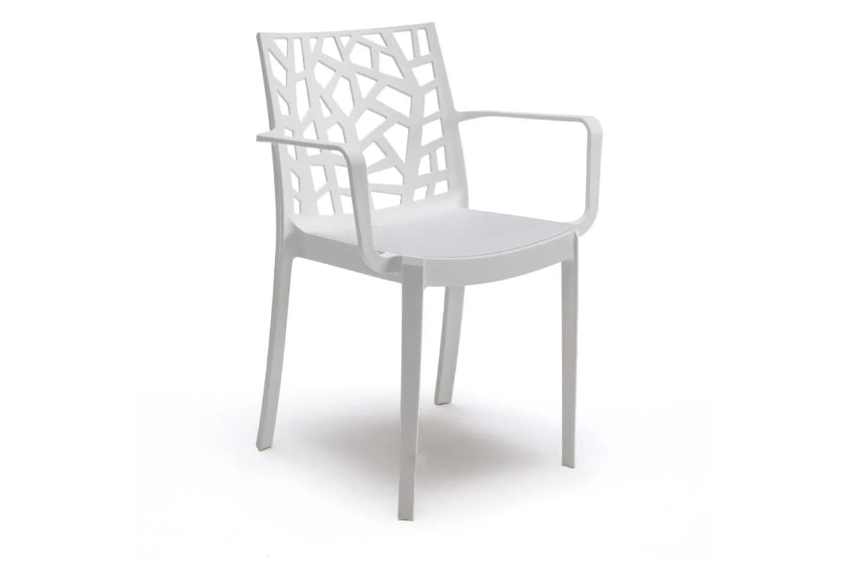 Sedia Bica Matrix Armchair in Polipropilene Bianco - 3