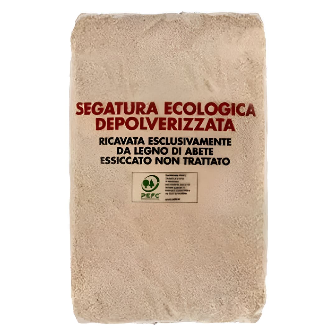 Segatura Ecologica Multiuso Depolverizzata in Abete Essiccato Sacco 50 - 4