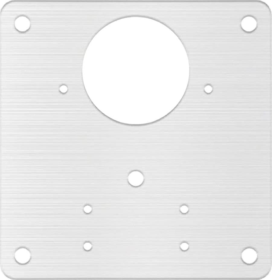 Piastra Riparazione Ante Sp. 0,8 Foro Jolly 12 Pezzi 90 X in Acciaio Inox 90 mm Ø 35 mm - 2