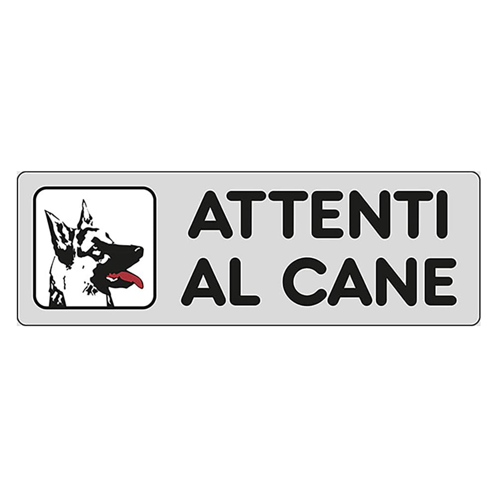 Etichetta Segnaletica Attenti al Cane 10 Pezzi - 3