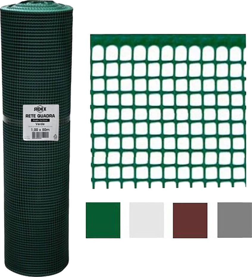 Rete di Protezione per Balconi (maglia ) Sidex Quadranet 1 X 50 Mt 5 X 5 mm